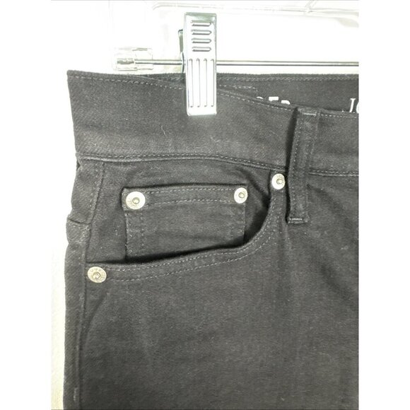 J.Crew Women's 25 Petite 96' Stretch Slim Wide Leg Jeans Black NWT Inseam 24" - Picture 5 of 16